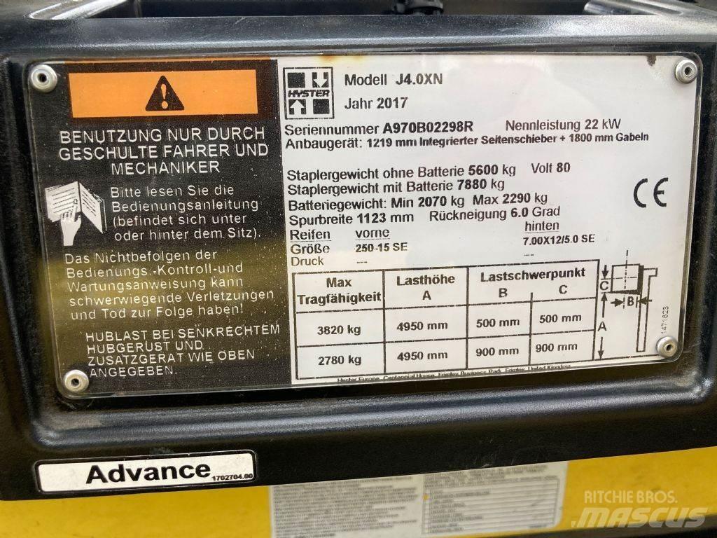 Hyster J 4.0 XN Electric Forklifts