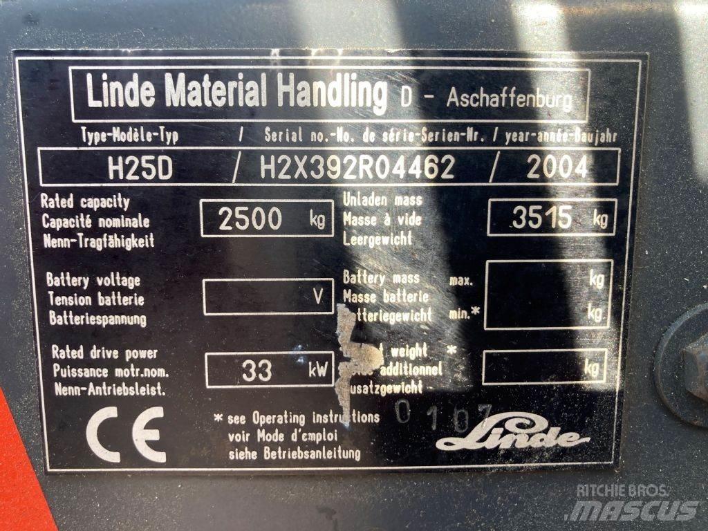 Linde H25D Diesel Forklifts