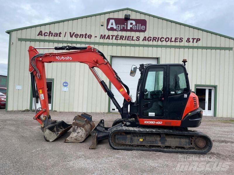 Kubota KX080-4 Mini Excavators <7t (Mini Diggers)