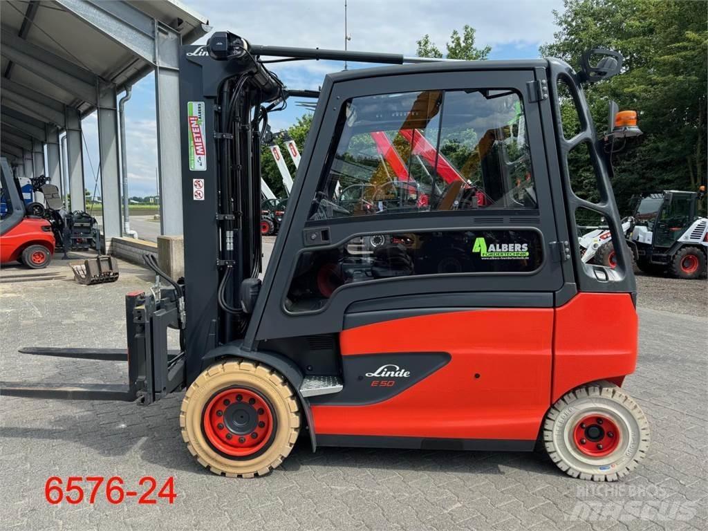 Linde E 50 HL 01 Electric Forklifts