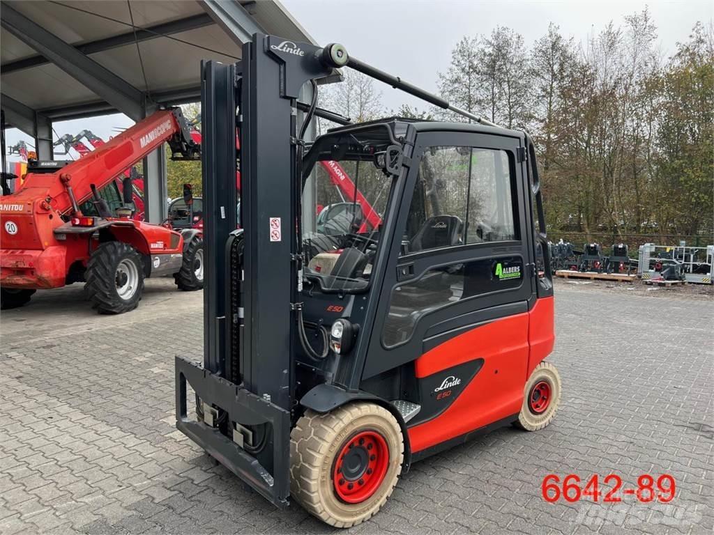 Linde E 50 HL 01 Electric Forklifts