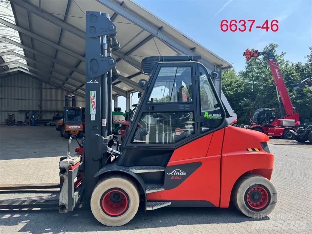 Linde E 80 - 01 / 900 Electric Forklifts