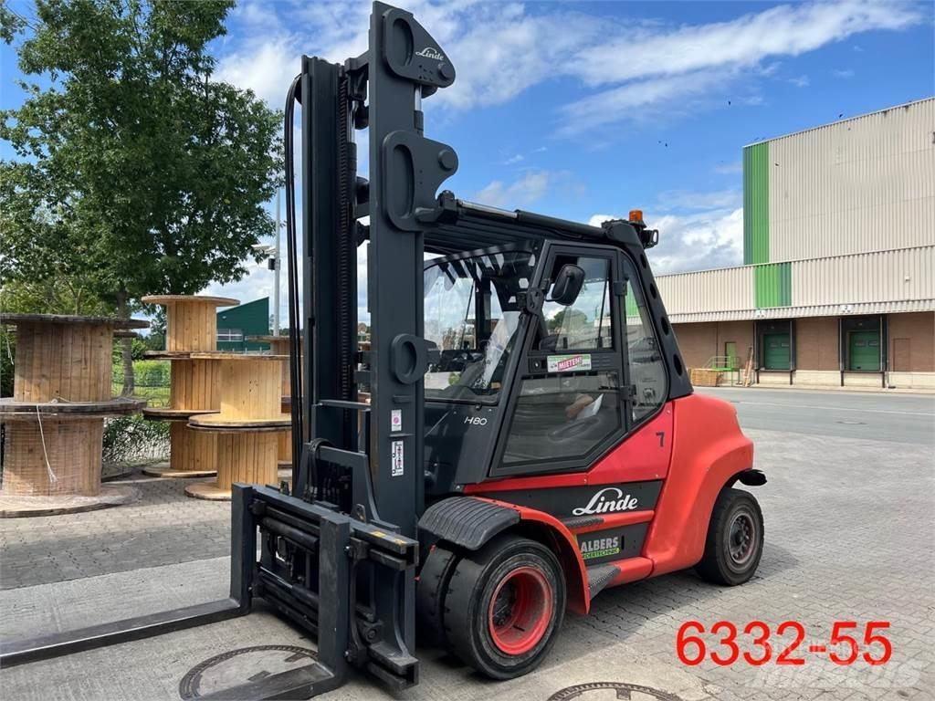 Linde H 80 D 02 900 Diesel Forklifts