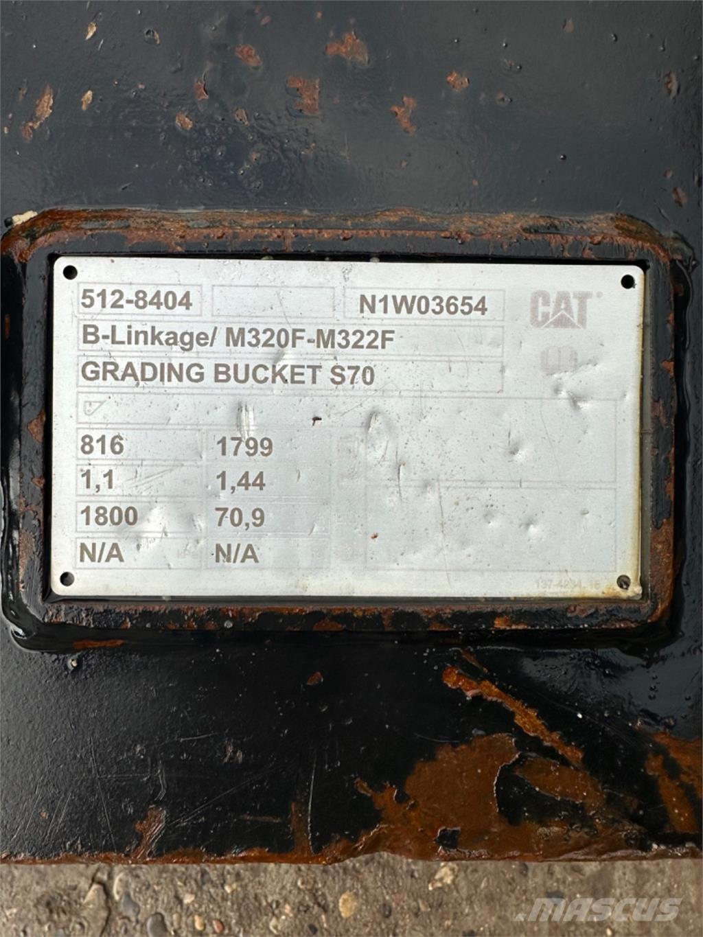  1750mm Buckets