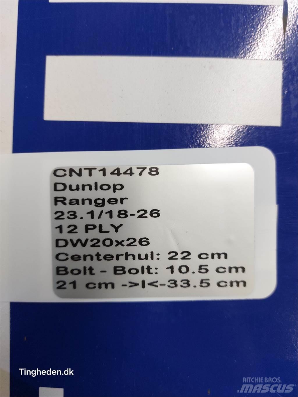  26 23.1/18-26 Tires, wheels and rims