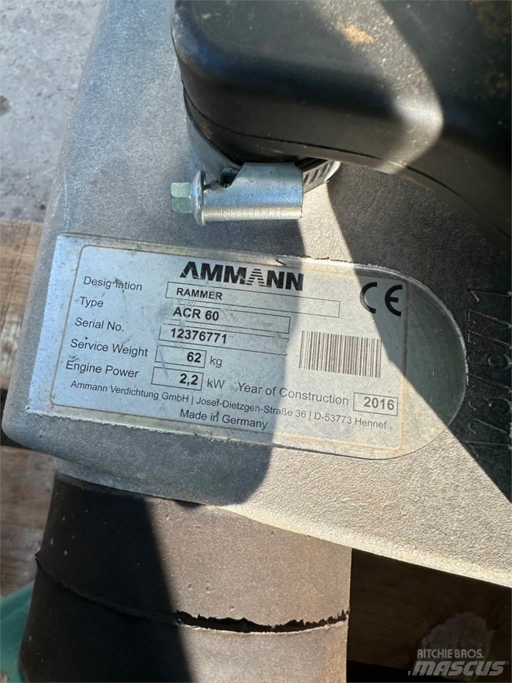 Ammann ACR60 Tampers
