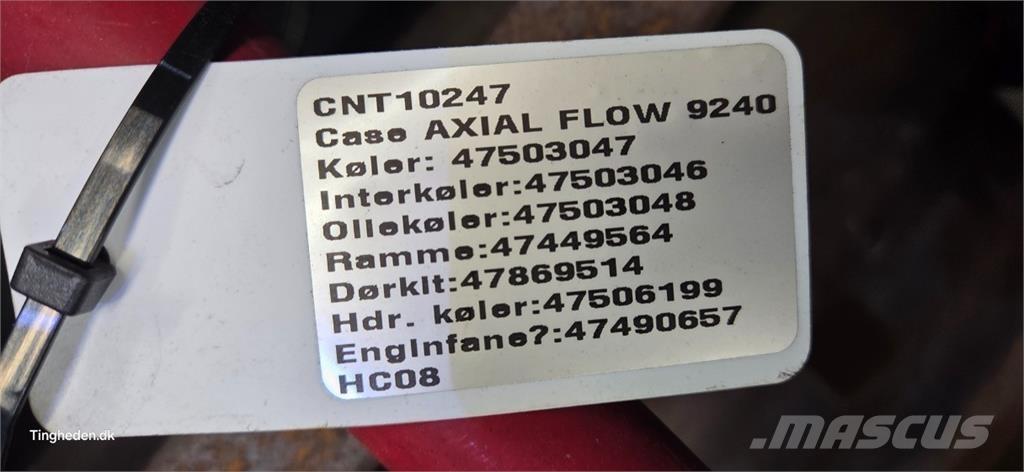 Case IH 9240 Radiators