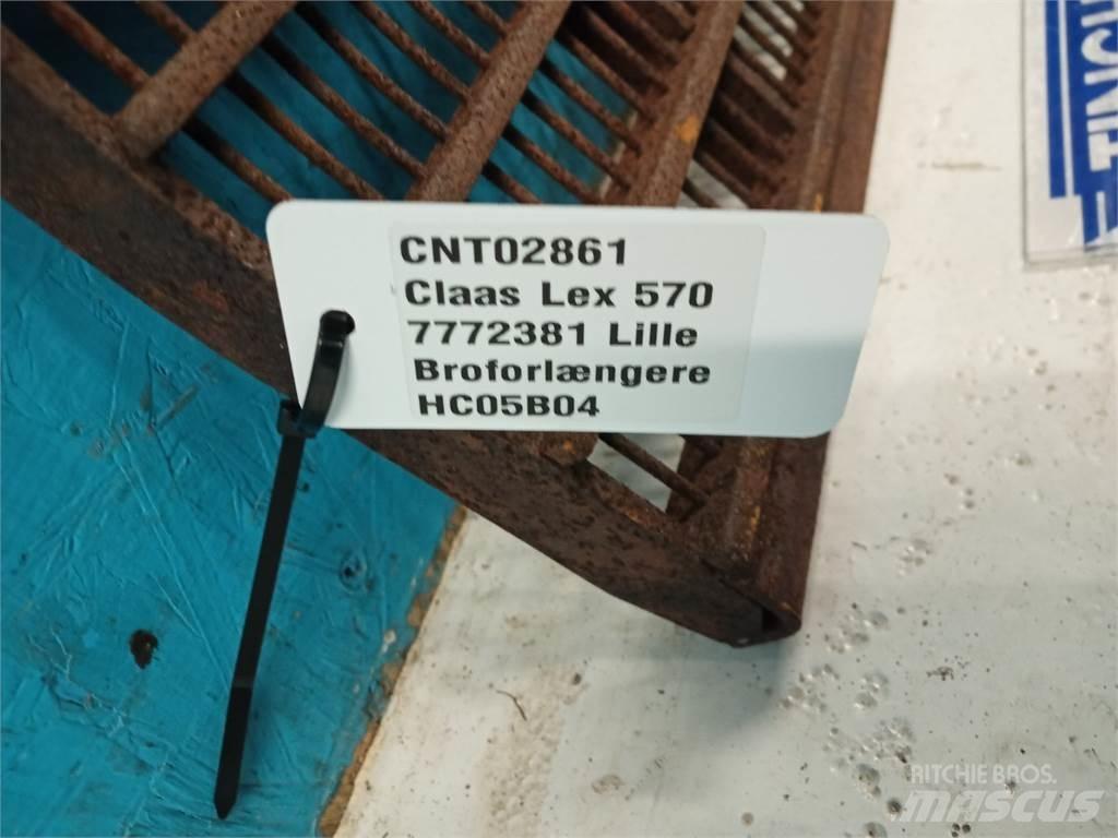 CLAAS Lexion 570 Combine Attachments
