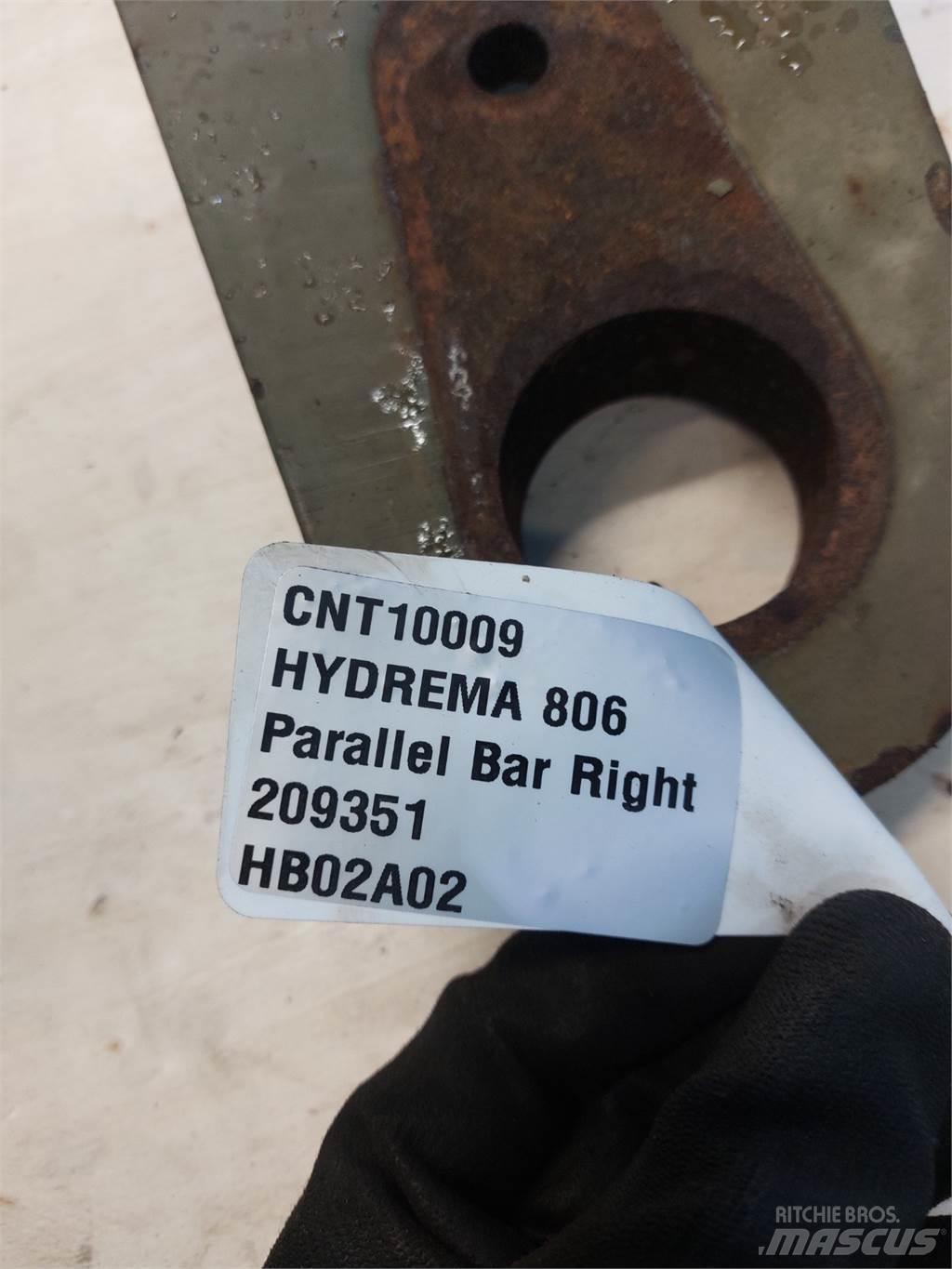 Hydrema 806 Booms and dippers