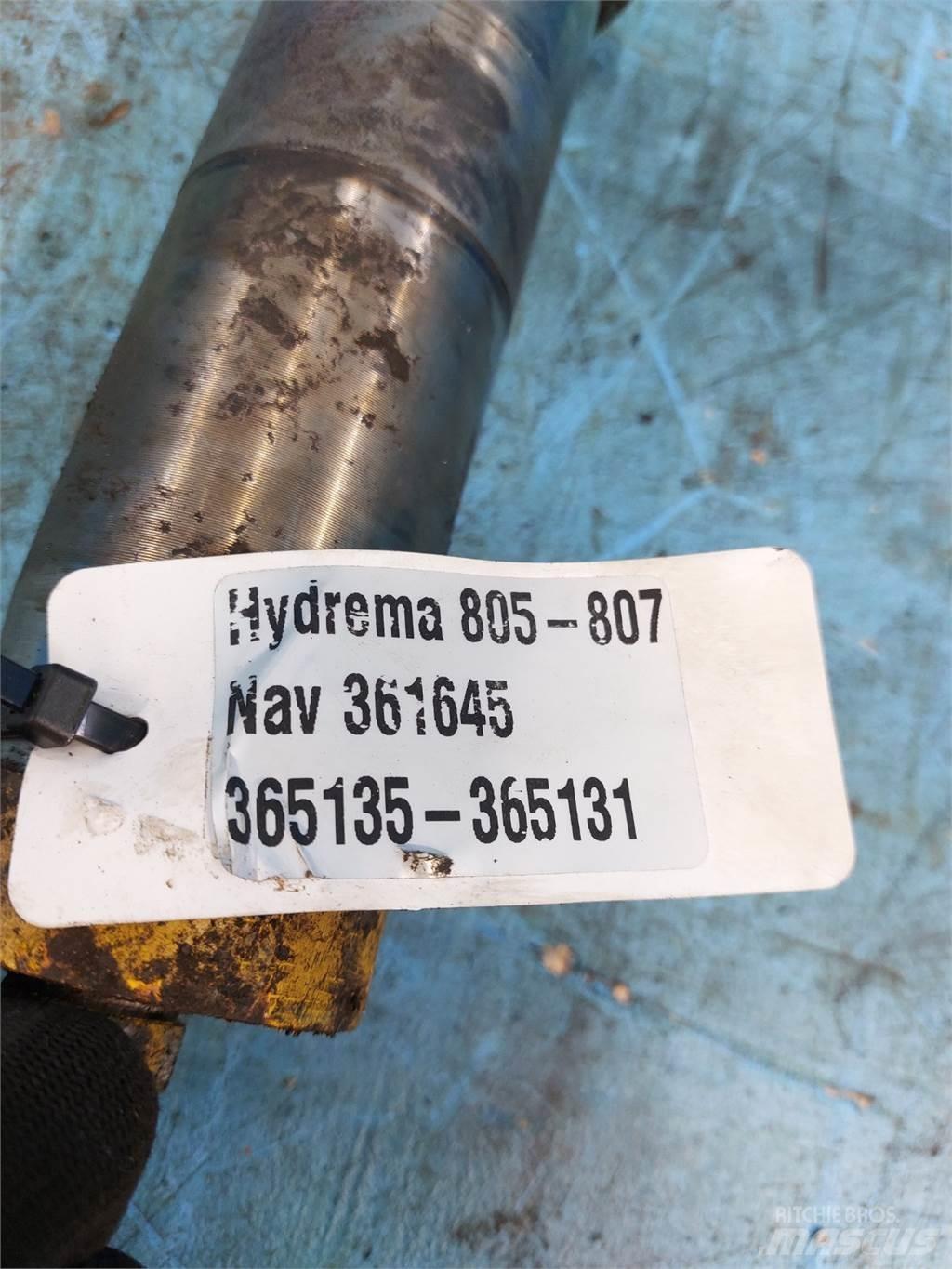 Hydrema 807 Booms and dippers