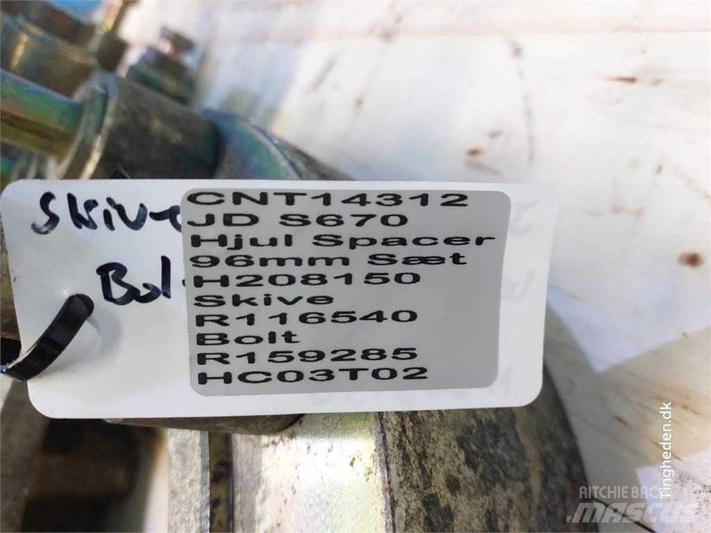 John Deere S670 Tires, wheels and rims