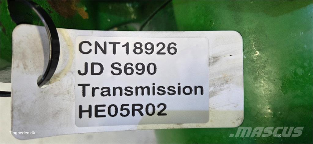 John Deere S690 Transmission