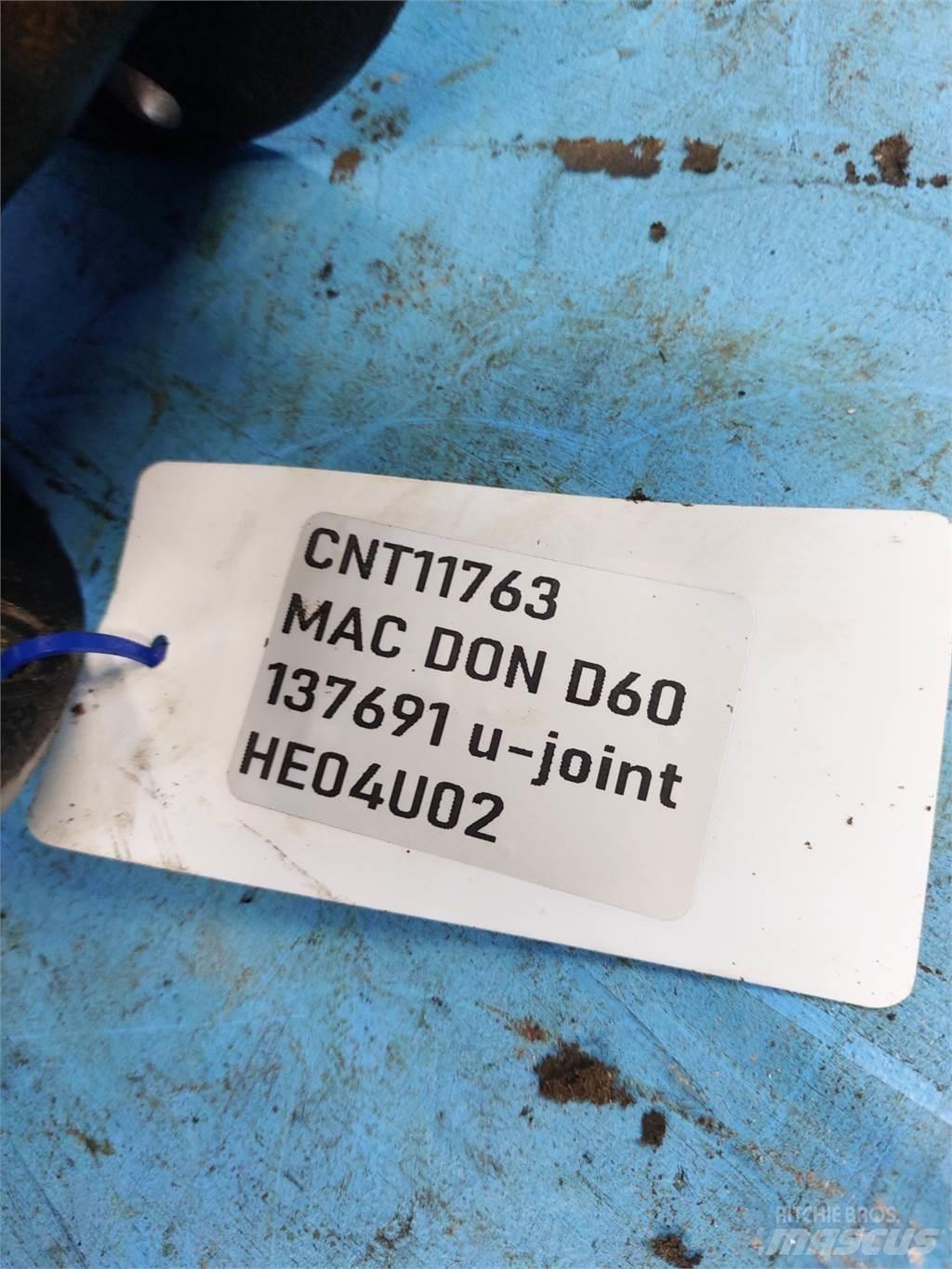 MacDon D60 Combine Attachments