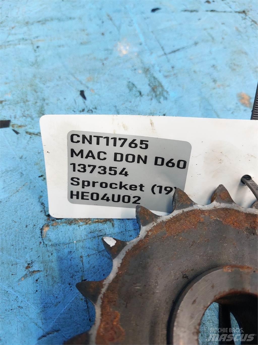 MacDon D60 Combine Attachments