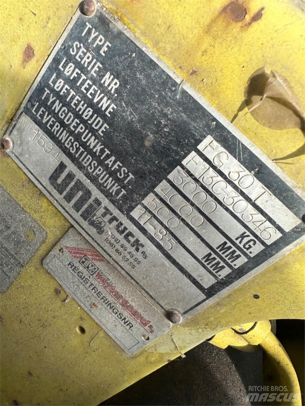 Mitsubishi FG30 LPG trucks