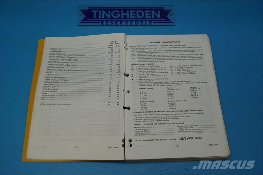 New Holland 8040 Farm Equipment - Others