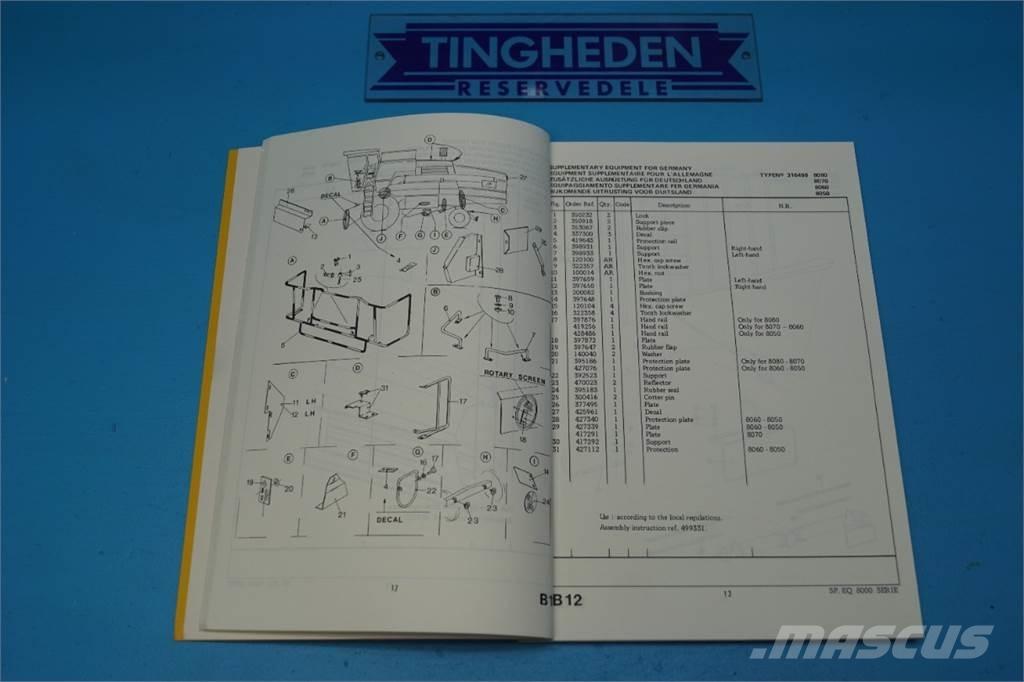 New Holland 8060 Farm Equipment - Others