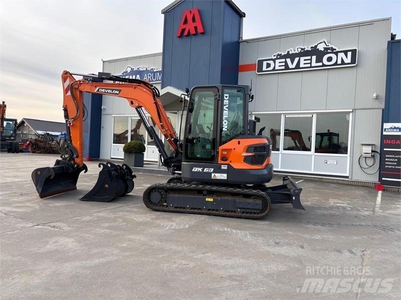 Develon DX63-7 Mini excavators  7t - 12t