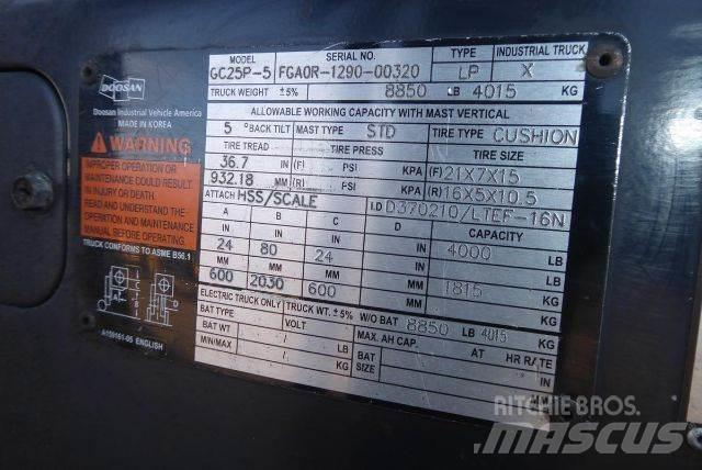 Doosan GC25P-5 Misc Forklifts