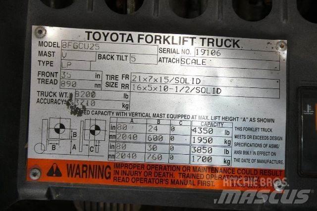 Toyota 8FGCU25 Misc Forklifts