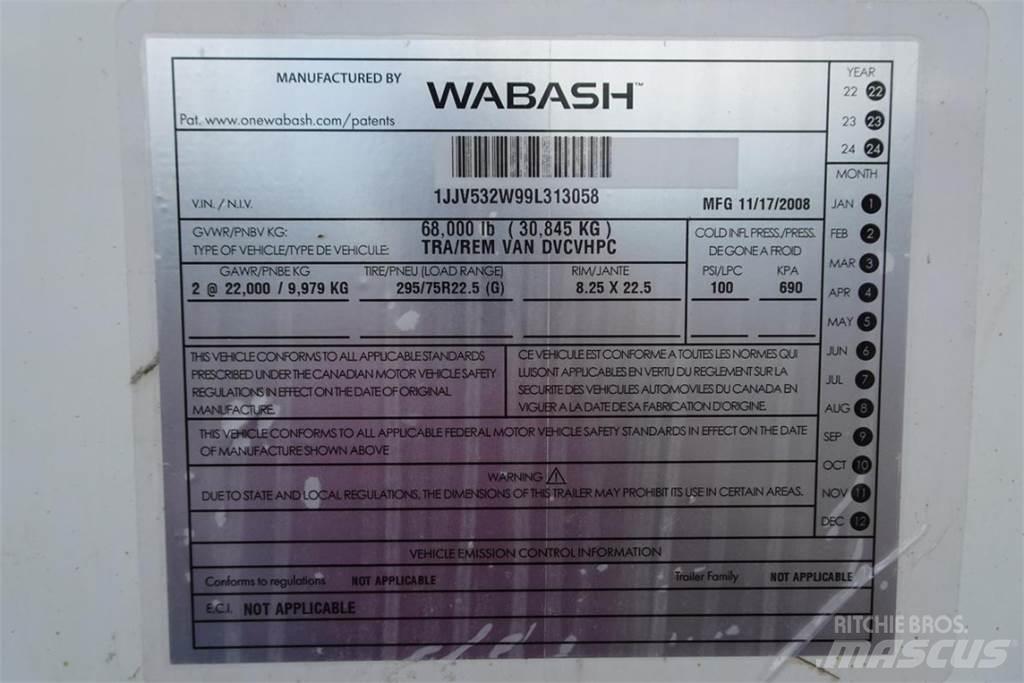 Wabash DVCVHPC Box Trailers