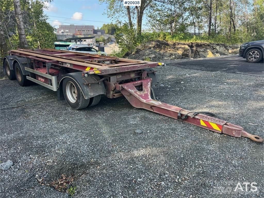 Istrail 3 akslet Skip loader trailers