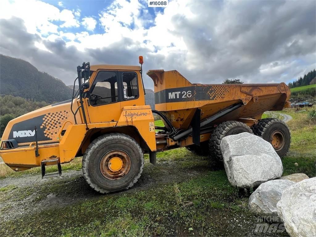 Moxy MT26 dumper. Articulated Dump Trucks (ADTs)