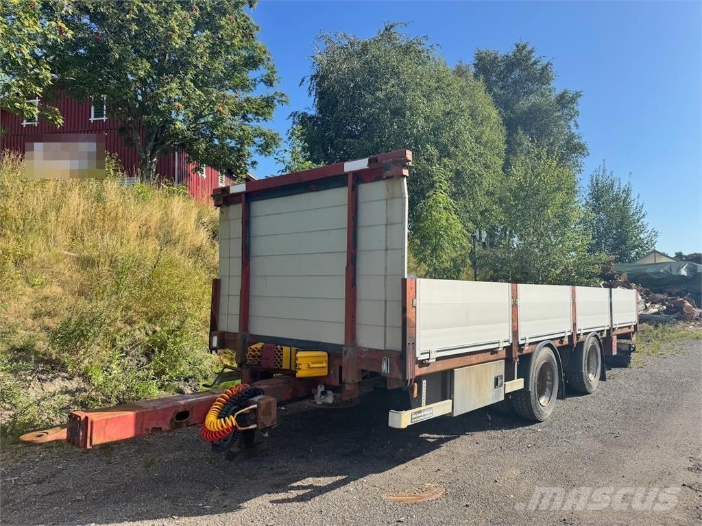 Renders trailer. Flatbed Trailers