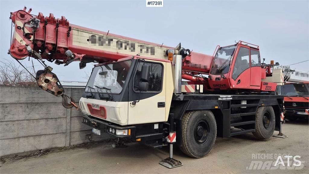 Grove GMK2035 Mobile and all terrain cranes