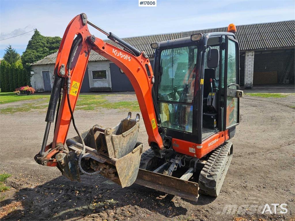 Kubota KX019-4 Mini Excavators <7t (Mini Diggers)