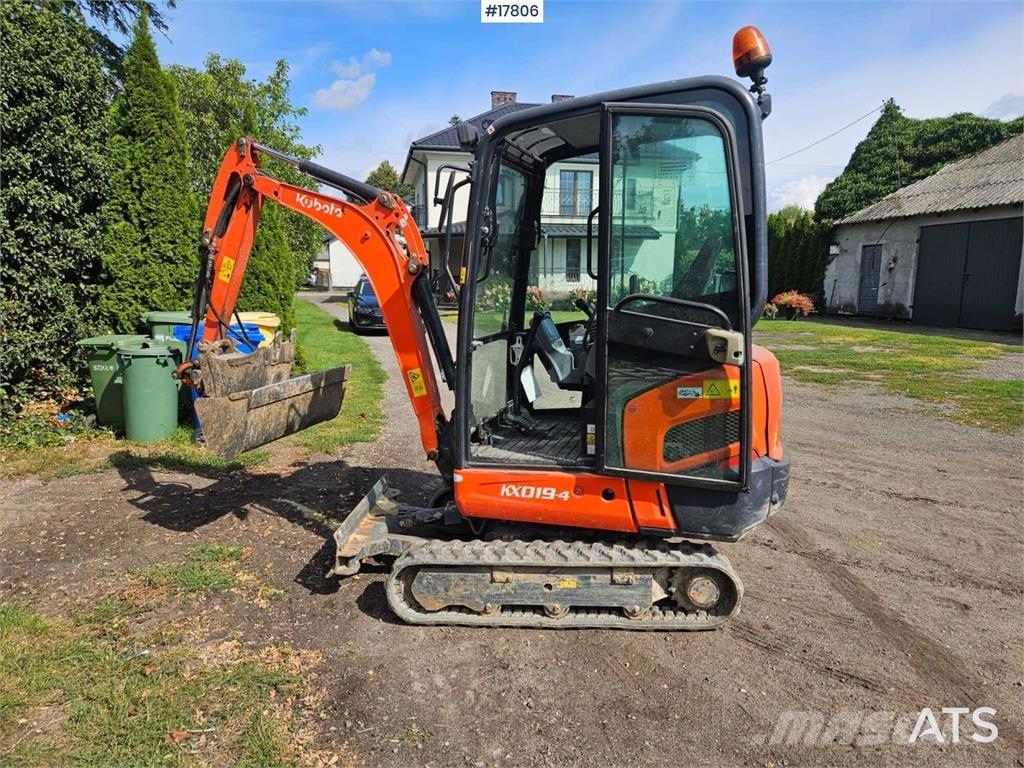 Kubota KX019-4 Mini Excavators <7t (Mini Diggers)