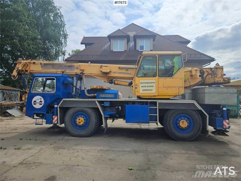 Liebherr LTM 1025 Mobile and all terrain cranes