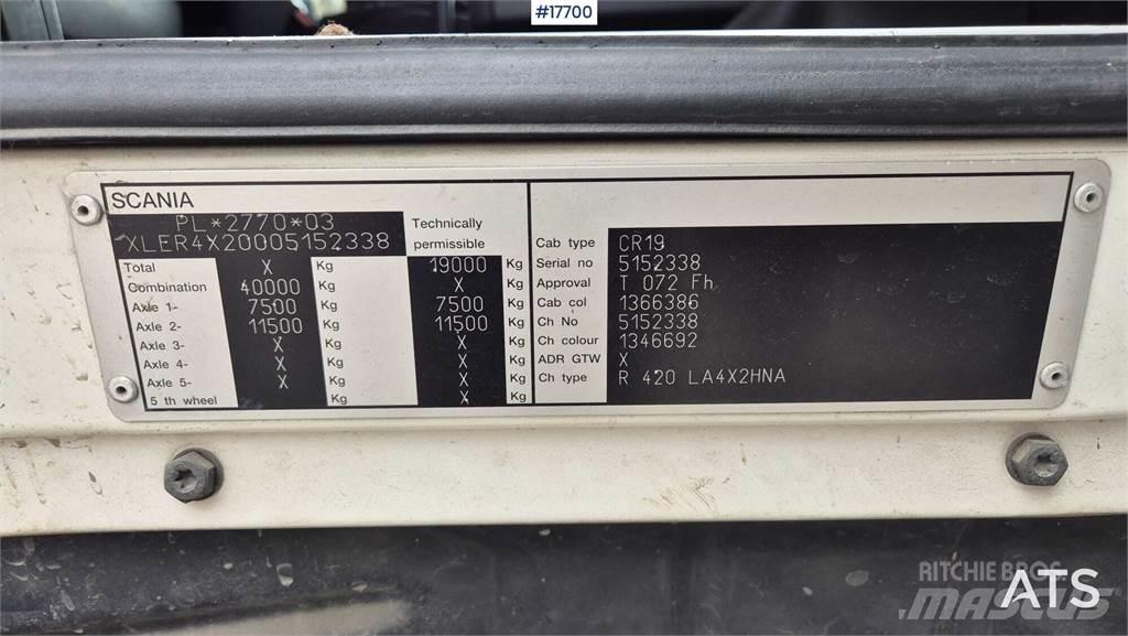Scania R420 Conventional Trucks / Tractor Trucks