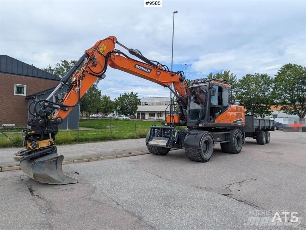 Doosan DX160W-7 Wheeled Excavators