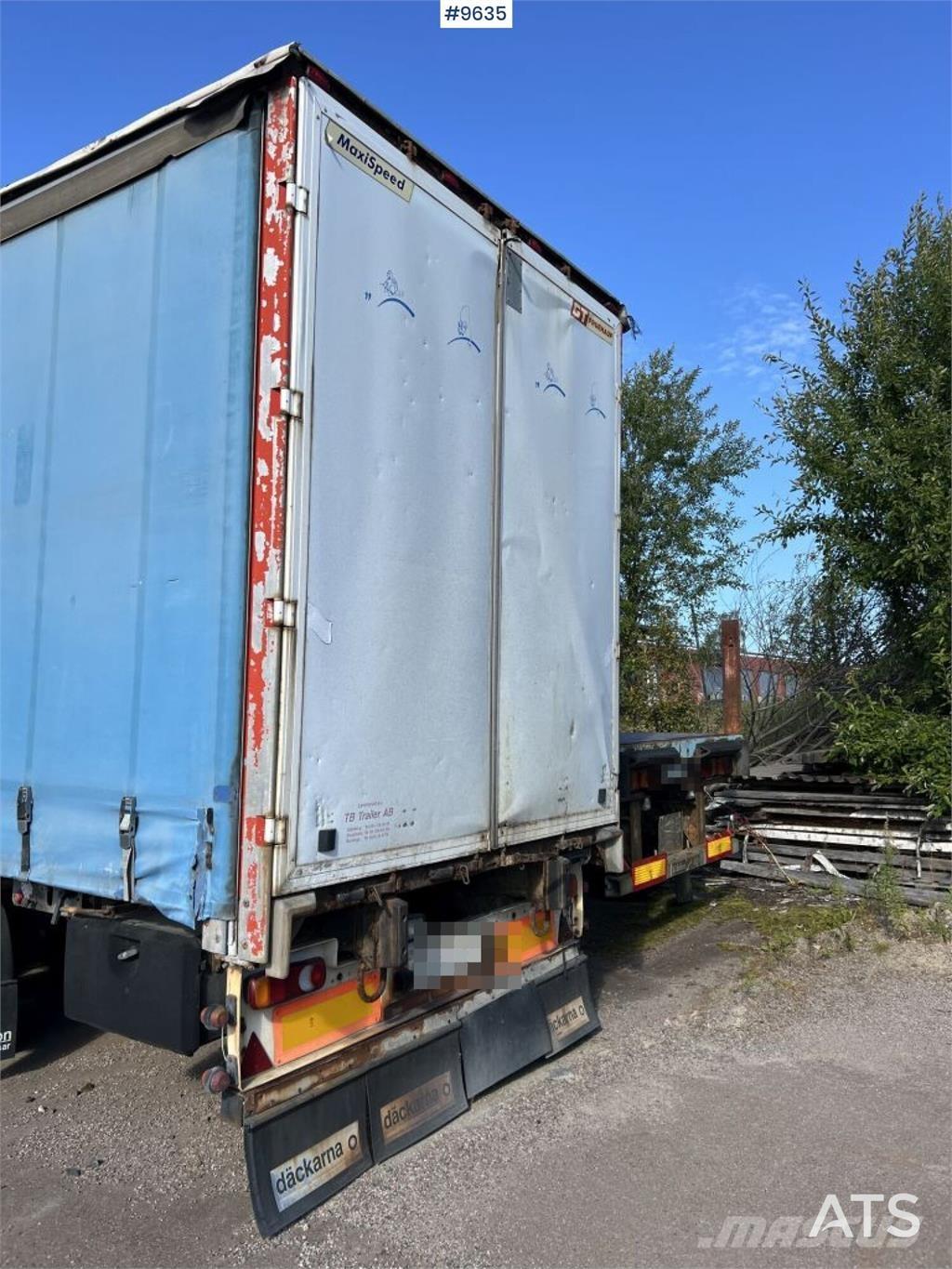 Fruehauf SS136/P3S Curtain  trailers