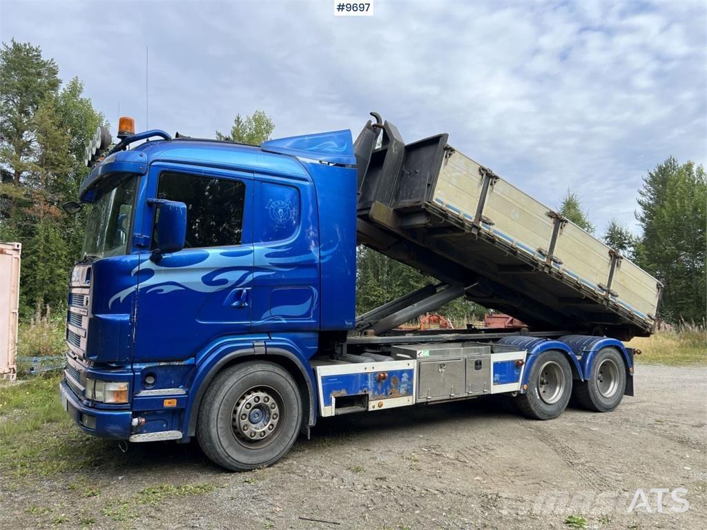 Scania R124GB6X4NB470 Hook lift trucks