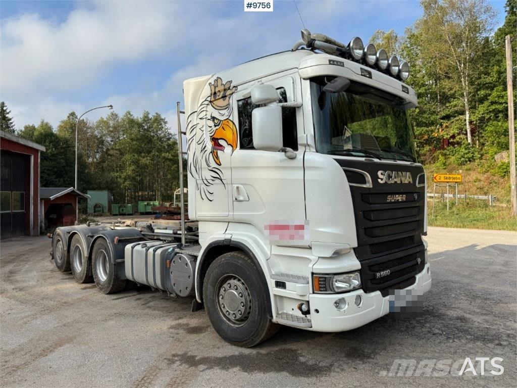 Scania R560 8X4 Hook lift trucks