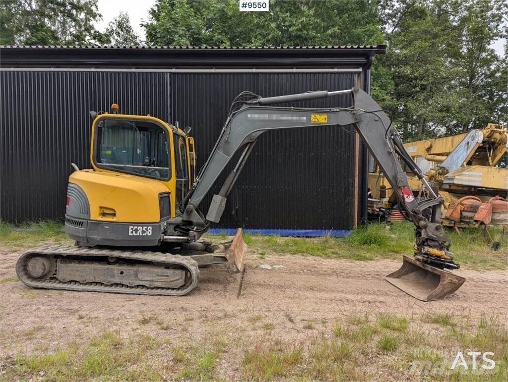 Volvo ECR58 Mini Excavators <7t (Mini Diggers)
