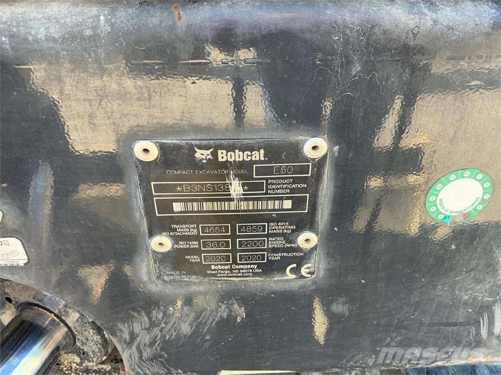 Bobcat E50 Crawler Excavators