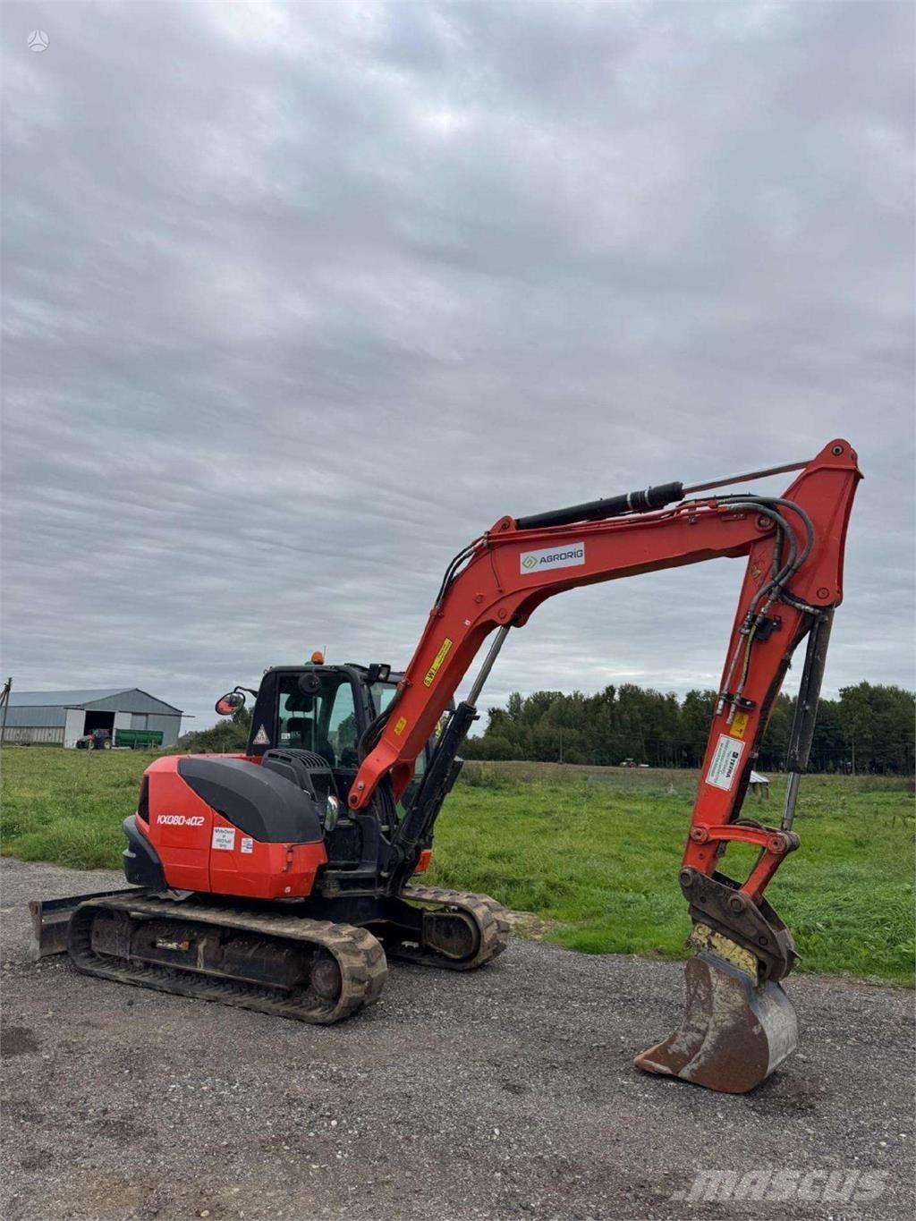 Kubota KX080-4a2 Crawler Excavators