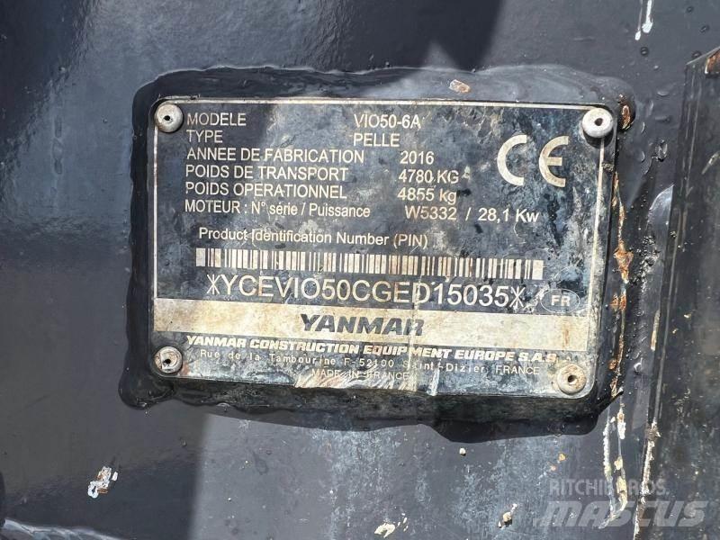 Yanmar ViO50 Mini Excavators <7t (Mini Diggers)