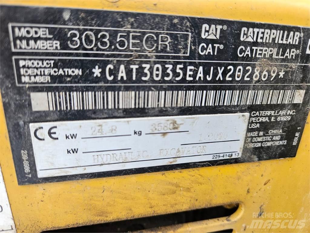 CAT 303.5ECR Mini Excavators <7t (Mini Diggers)
