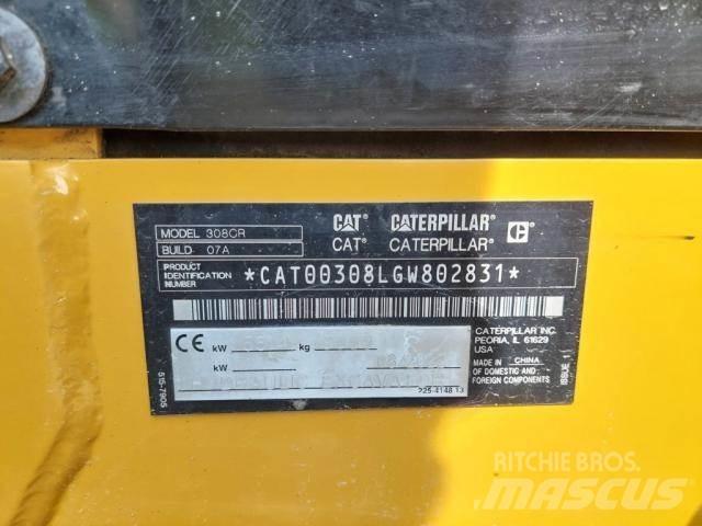 CAT 308 Mini Excavators <7t (Mini Diggers)