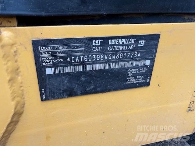 CAT 308 Mini Excavators <7t (Mini Diggers)
