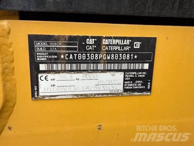 CAT 308-07 Mini Excavators <7t (Mini Diggers)