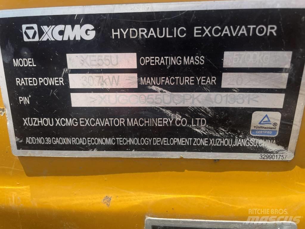 XCMG XE 55 U Mini Excavators <7t (Mini Diggers)