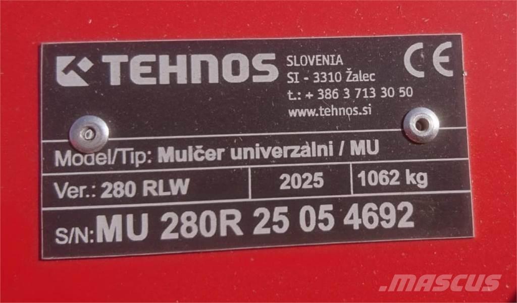 Tehnos MU 280 LW Pasture Mowers And Toppers