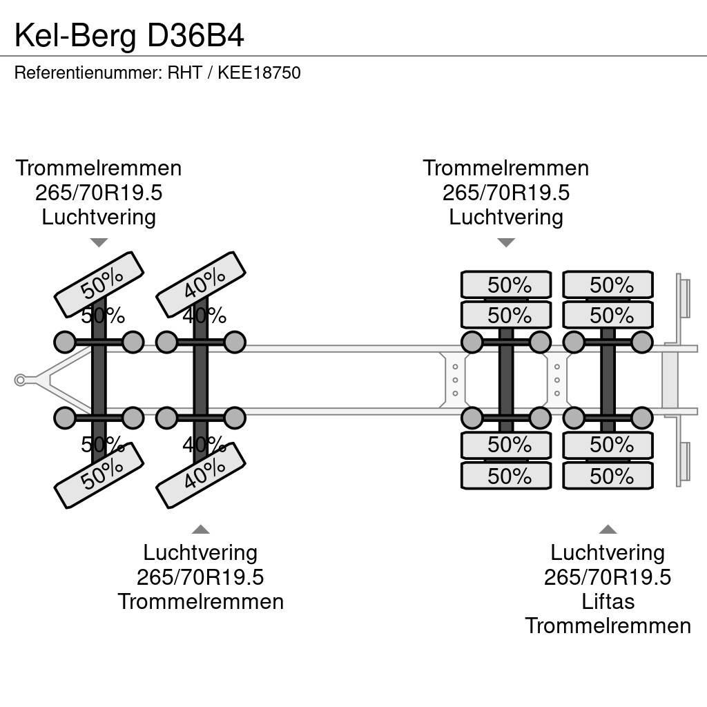 Kel-Berg D36B4 Flatbed Trailers