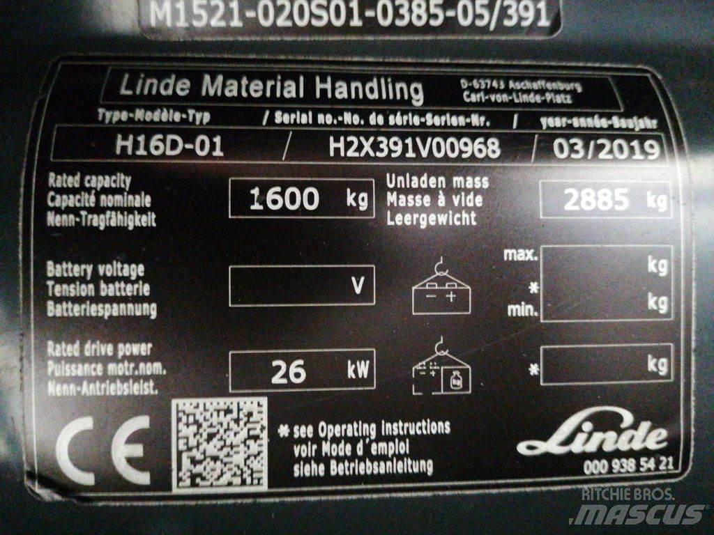 Linde H16D-01 Diesel Forklifts
