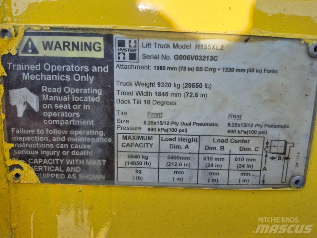 Hyster H 155 XL 2 Misc Forklifts